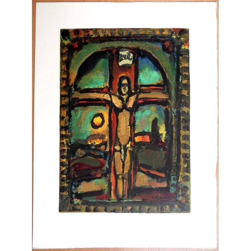 Georges Rouault - Crucifixion - Original Engraving on Wood 1