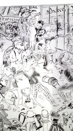 Léonard Foujita - Paris - Original Etching