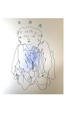 Jean Cocteau - Three in One - Original Handcolored Lithograph