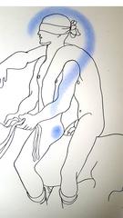 Jean Cocteau - White Book - Original Handcolored Lithograph