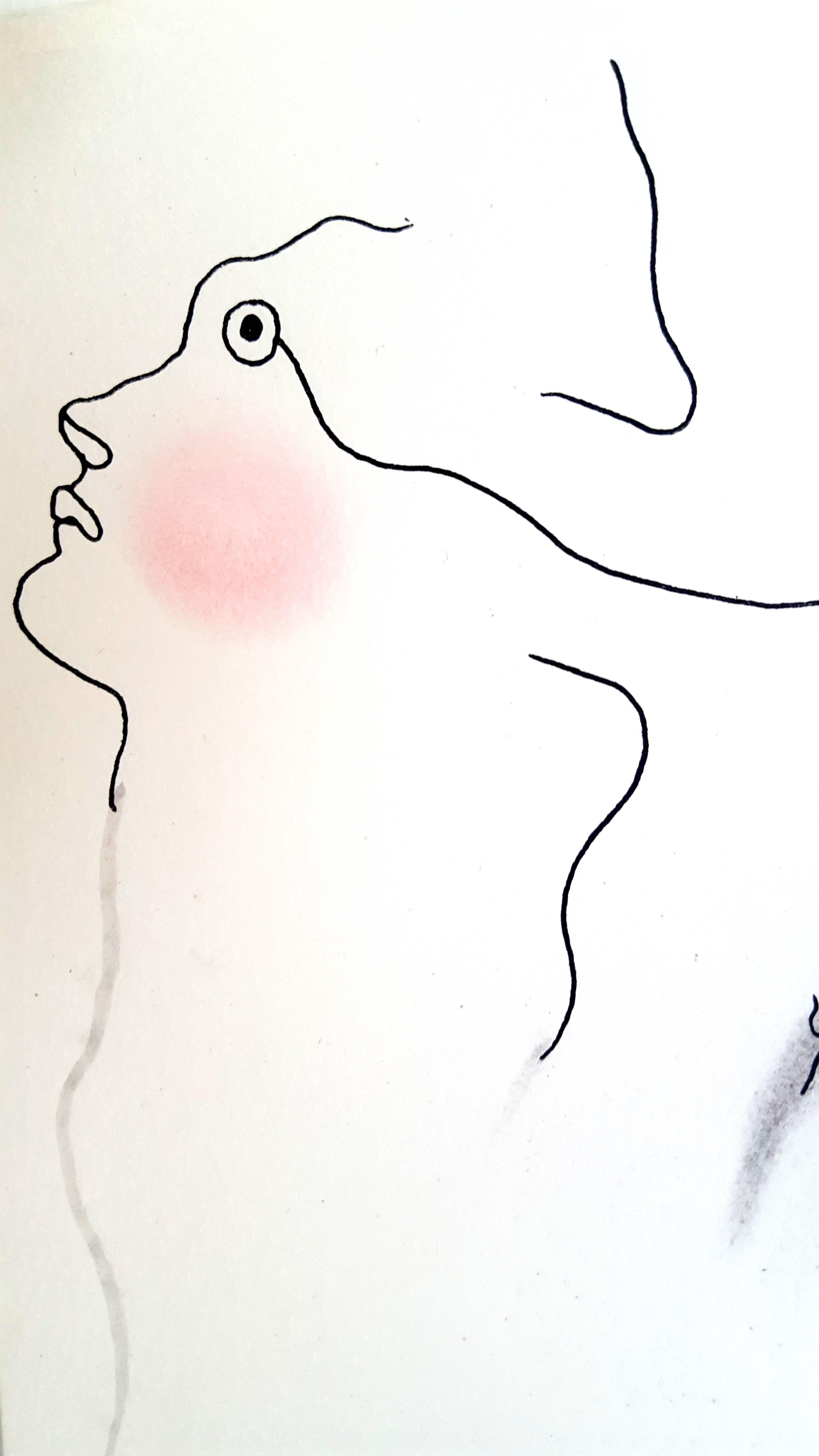 Jean Cocteau - Dual - Original Handcolored Lithograph 6