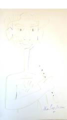 Jean Cocteau - Marine Mountains - Original Lithograph