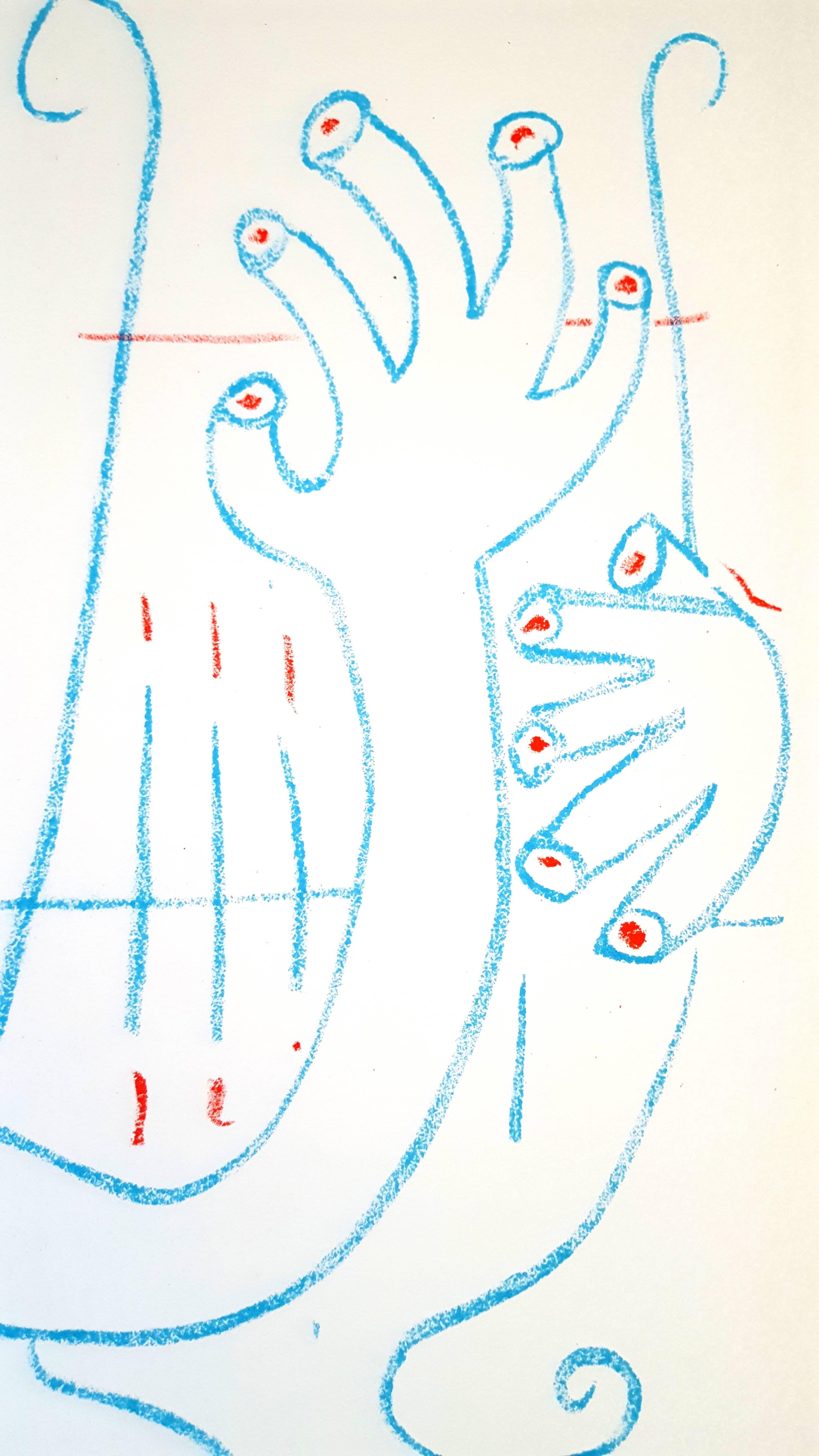 Jean Cocteau - The Musician - Original Lithograph 1