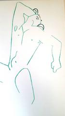 Jean Cocteau - Marine Mountains - Original Lithograph