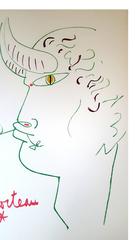 Jean Cocteau - Montagnes marines - Lithographie originale