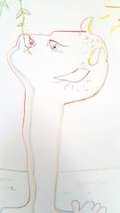 Jean Cocteau - Marin Berge - Original Lithographie