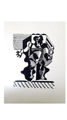 Pablo Picasso (after) Helene Chez Archimede - Wood Engraving