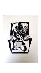 Pablo Picasso (after) Helene Chez Archimede - Wood Engraving