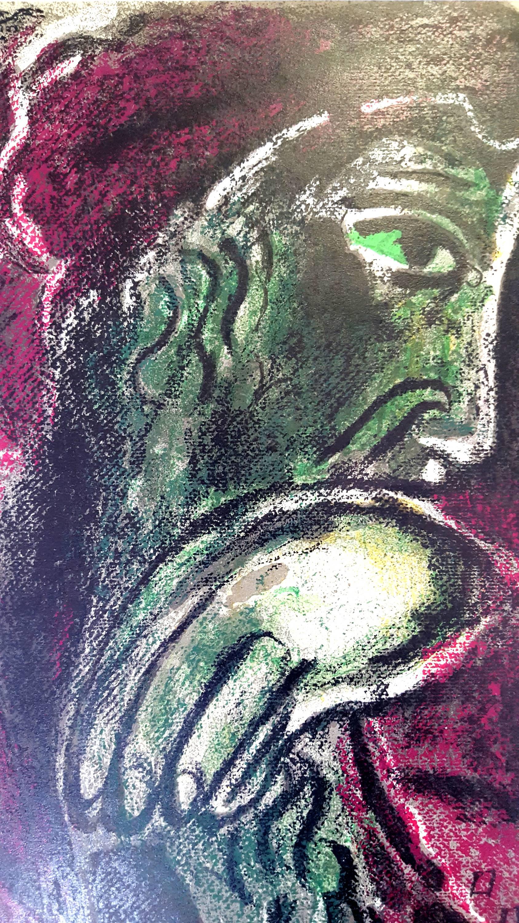 Marc Chagall - La Bible - Job - Lithographie originale en vente 1