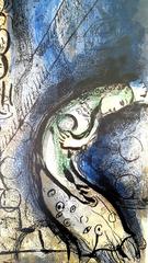 Marc Chagall - The Bible - Ahasuerus Sends Vasthi Away - Original Lithograph