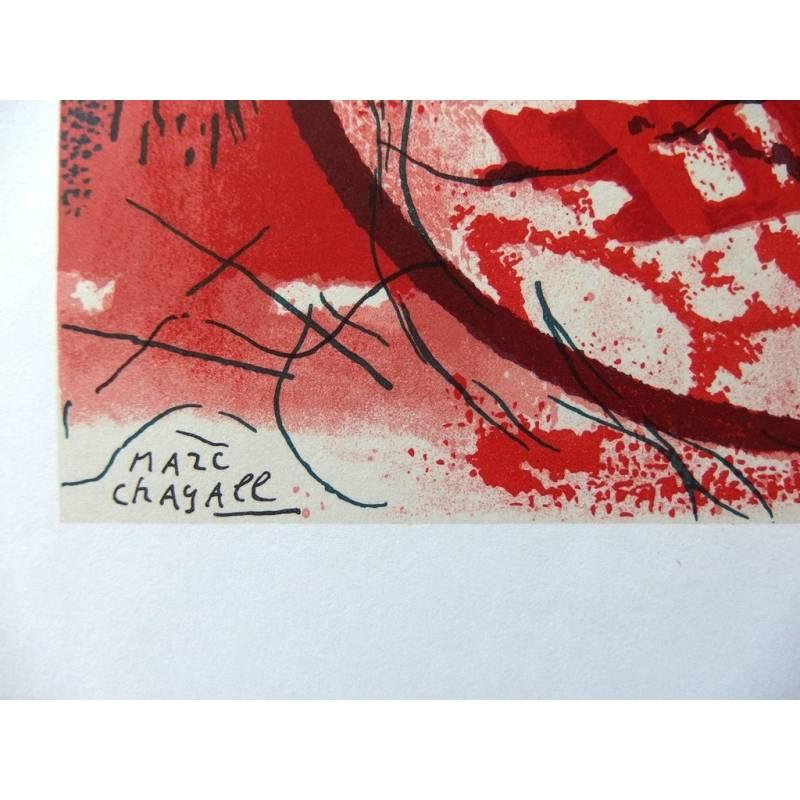 Marc Chagall (d'après) - Lettre à mon peintre Raoul Dufy - Print de (after) Marc Chagall