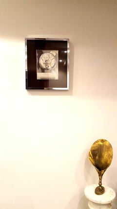 Salvador Dali - The Fecondity - Bas Relief Silver Sculpture