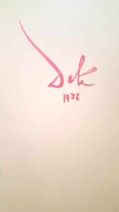 Salvador Dali - Kythira Goddess - Hand-Signed Lithograph