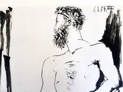 after Pablo Picasso - The Human Comedy - Heliogravure