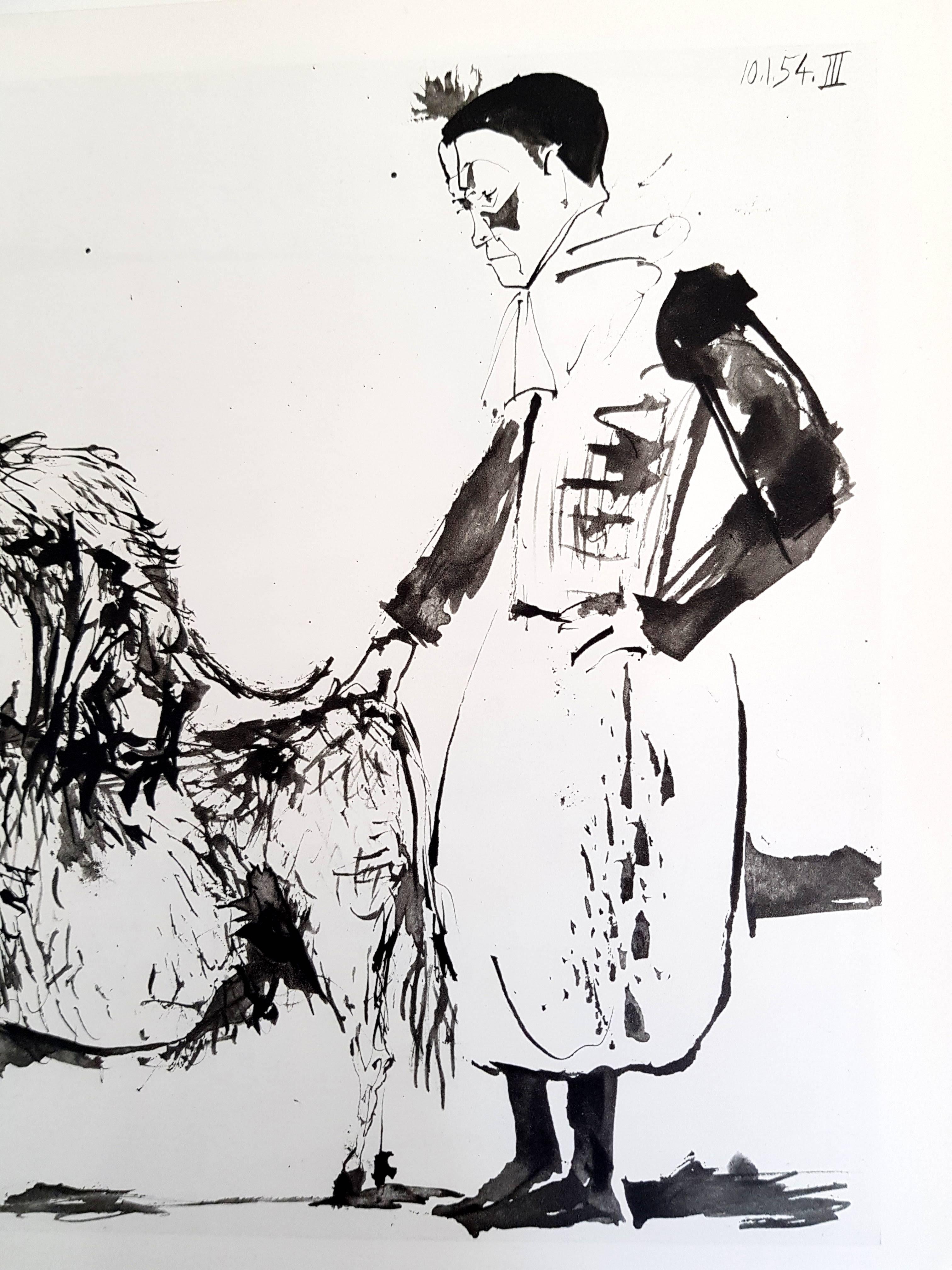 after Pablo Picasso - The Human Comedy - Heliogravure - Print by (after) Pablo Picasso