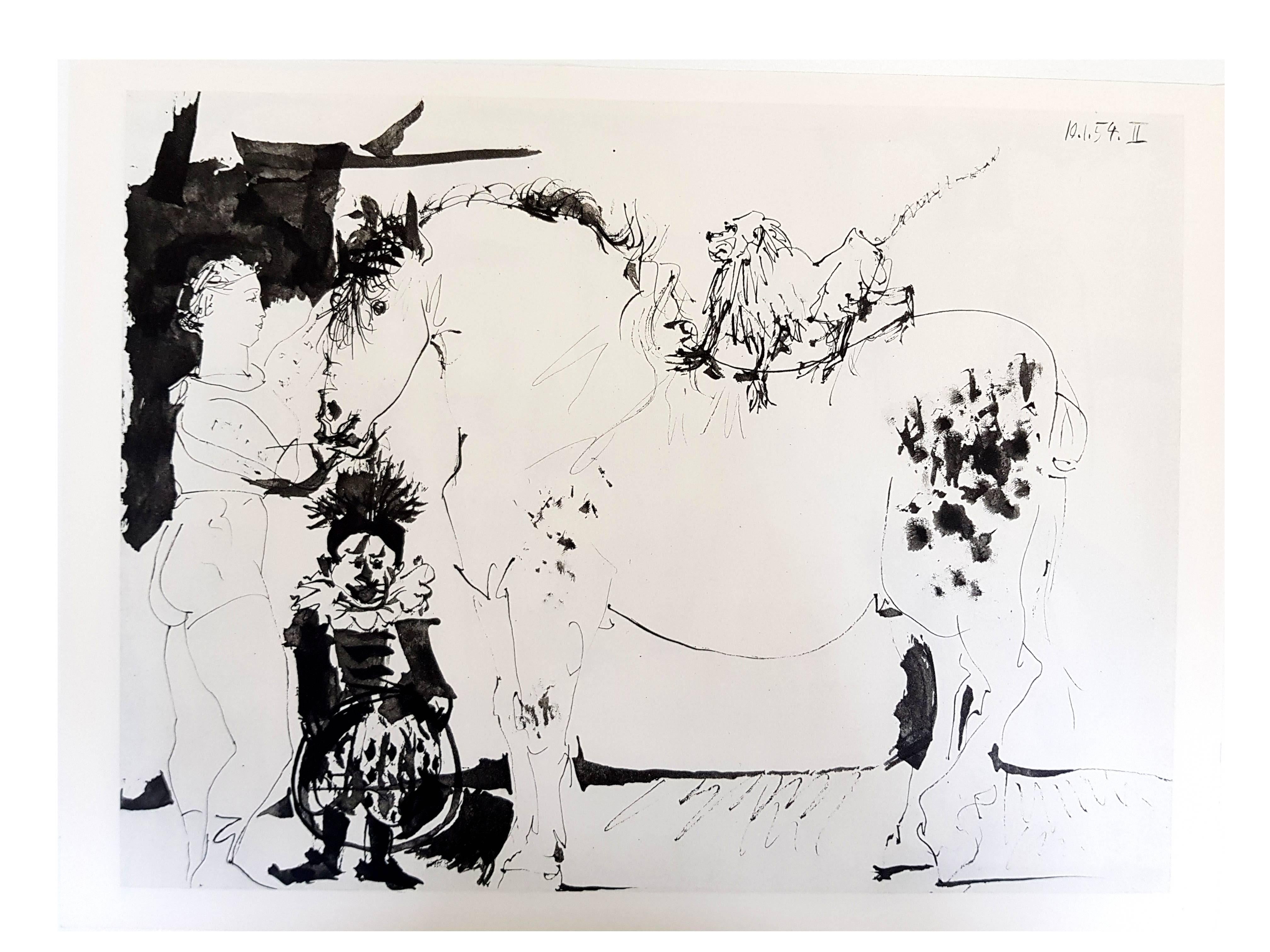A vintage heliogravure after Spanish artist Pablo Picasso (1881-1973) titled 