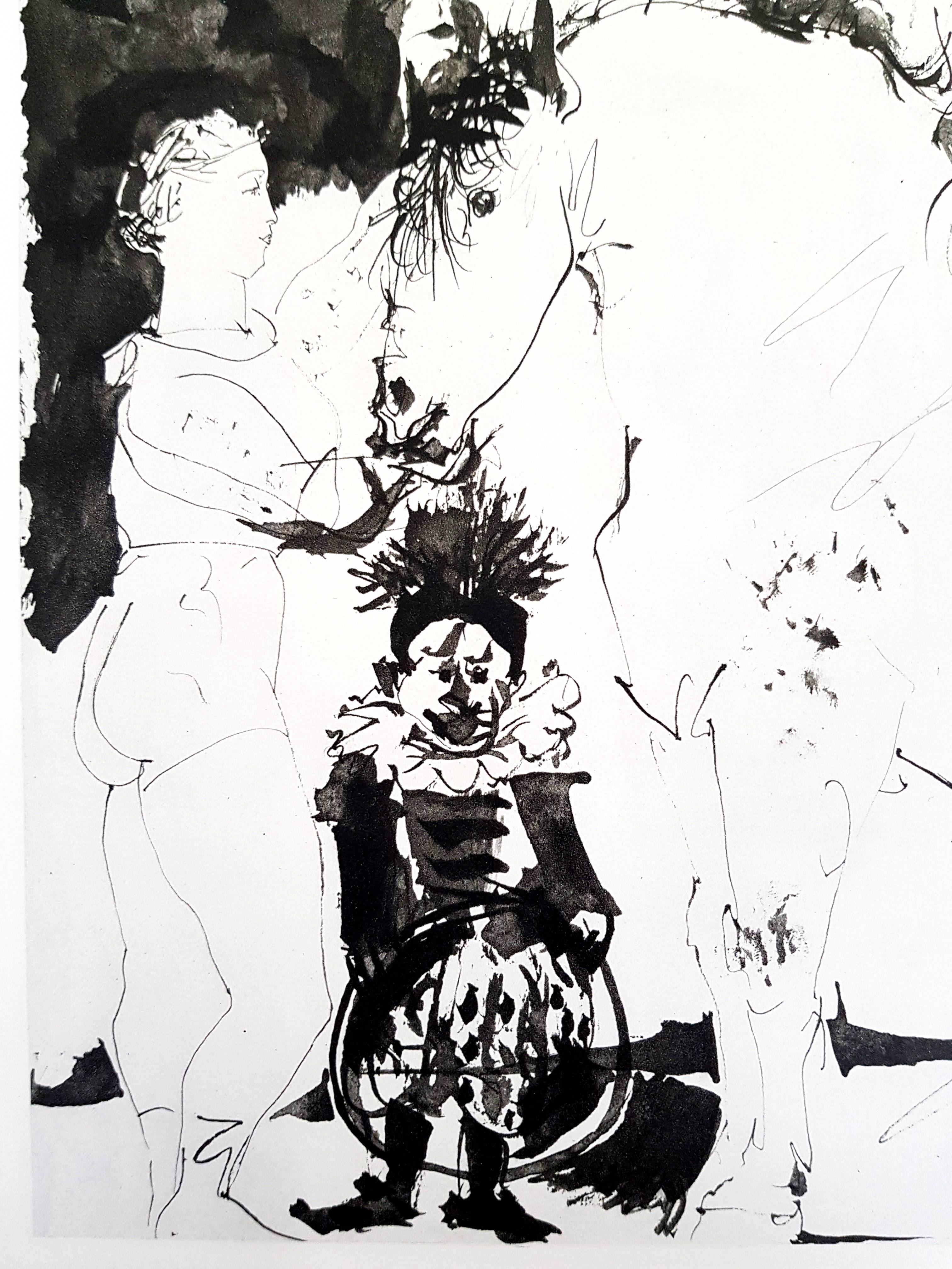 after Pablo Picasso - The Human Comedy - Heliogravure 1