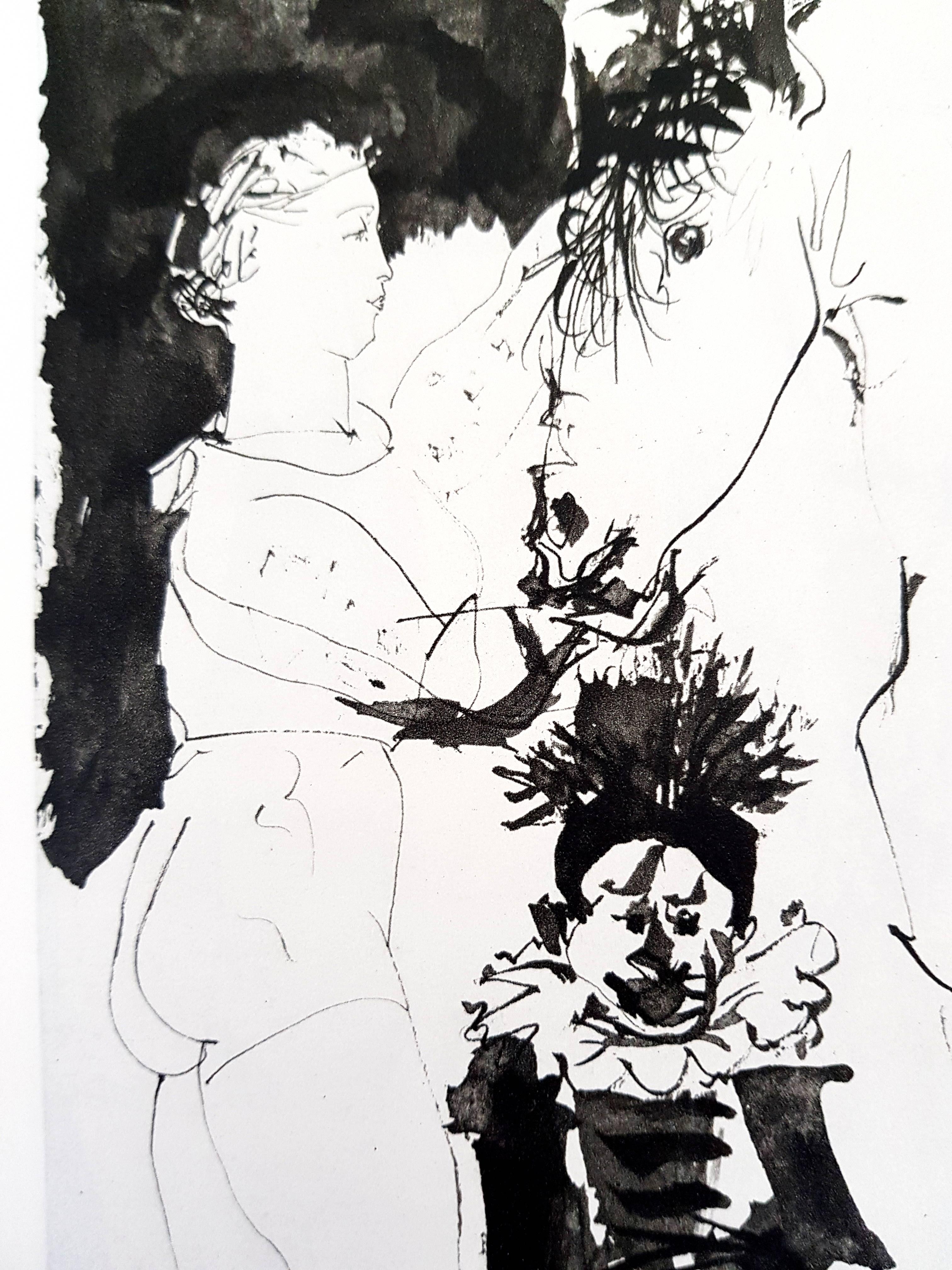 after Pablo Picasso - The Human Comedy - Heliogravure 3