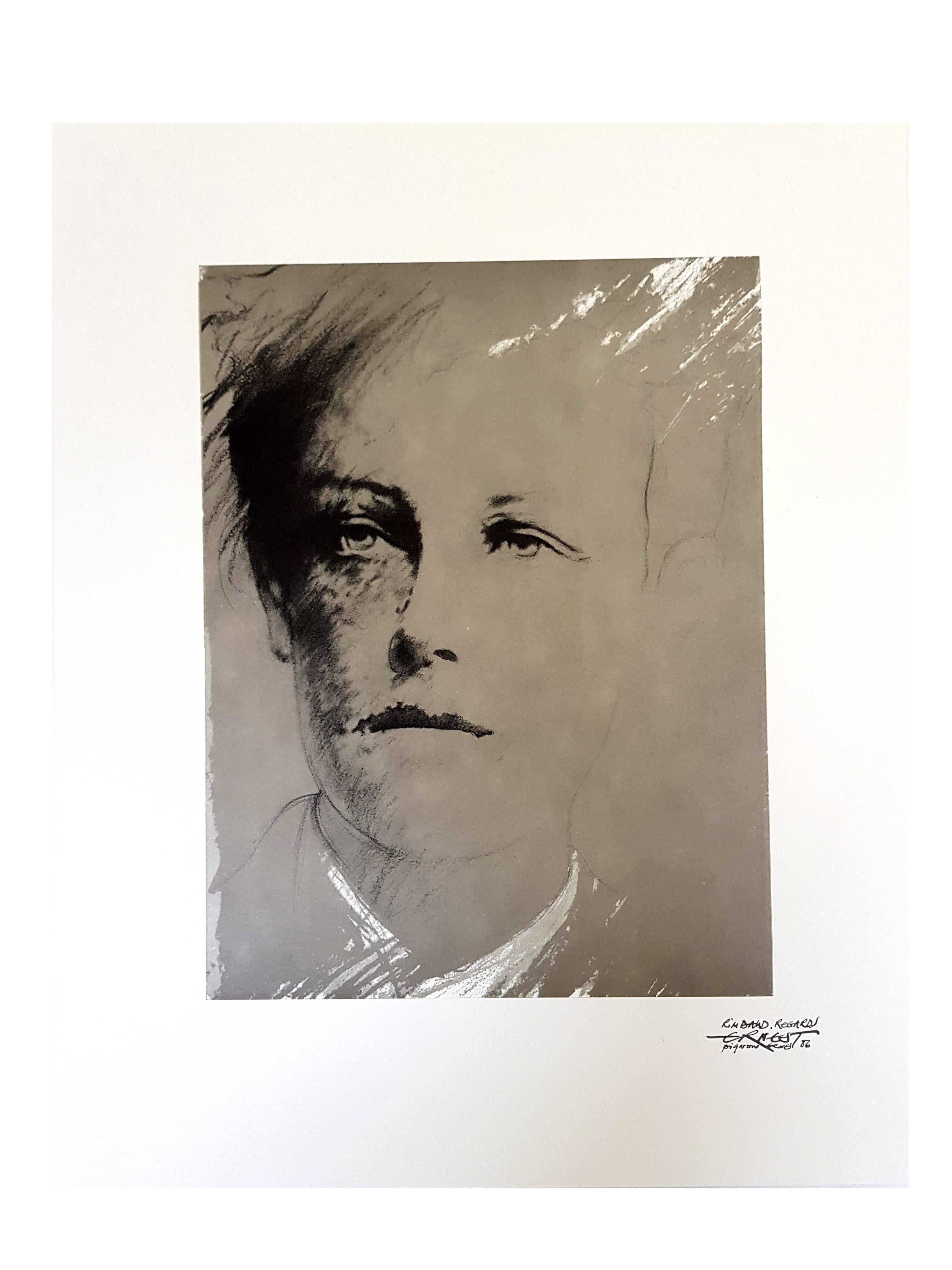 Ernest Pignon-Ernest - Rimbaud - Regards - Original Lithograph 2
