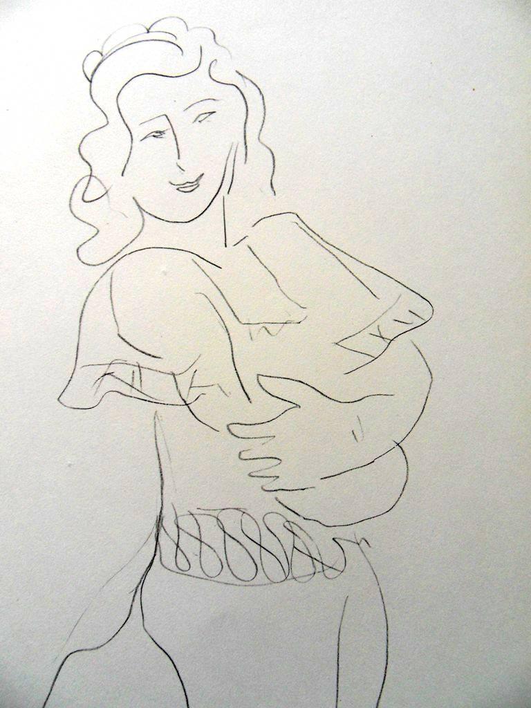 Henri Matisse (D'après) - Lithographie - Danseuse - Print de (after) Henri Matisse