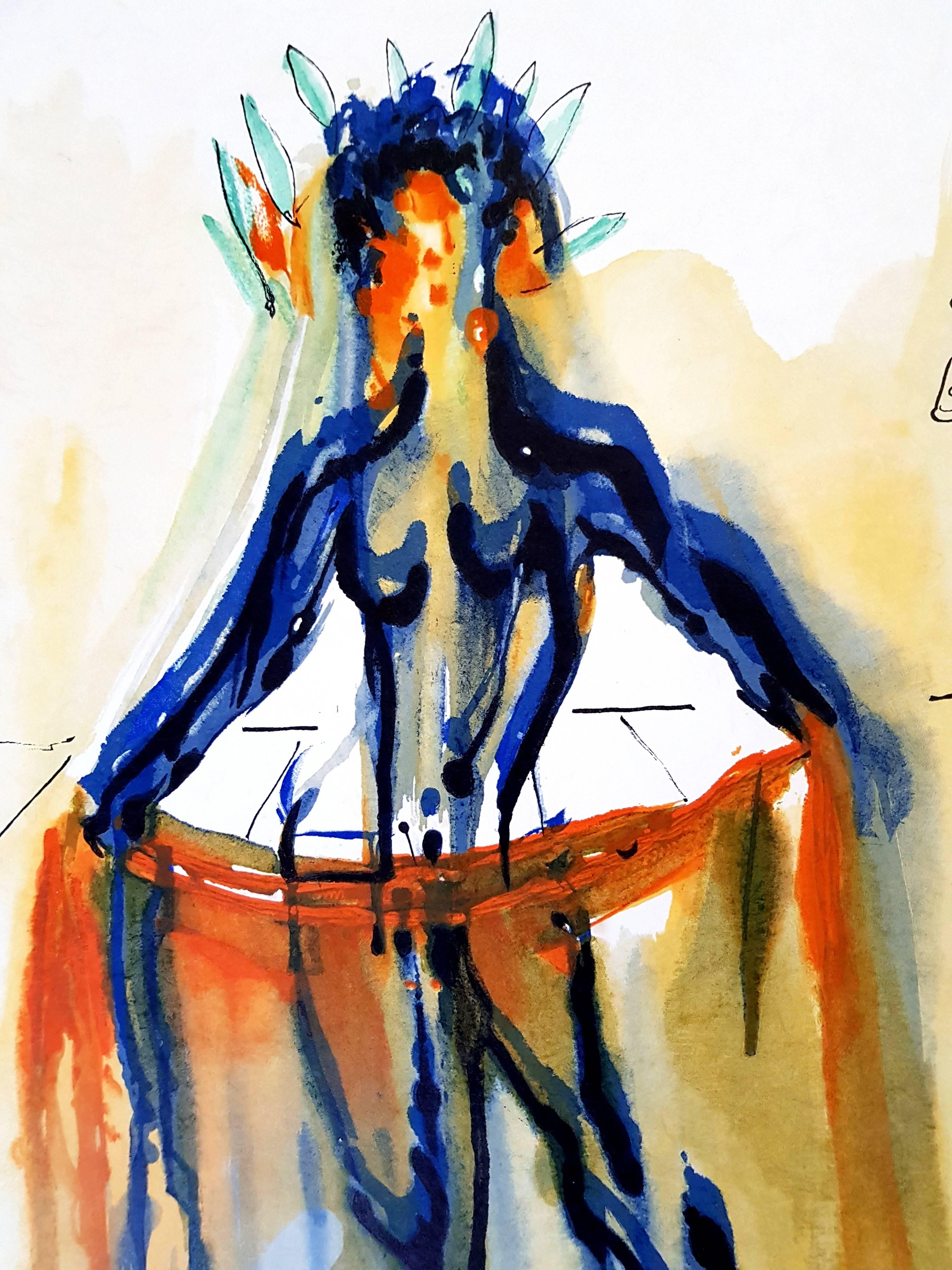 Salvador Dali - Die Kunst des Liebens - Handsignierte Lithographie (Surrealismus), Print, von Salvador Dalí