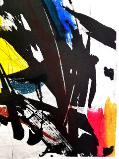 Jean Miotte – Energiekonzept – Original Aquatinta-Stickerei