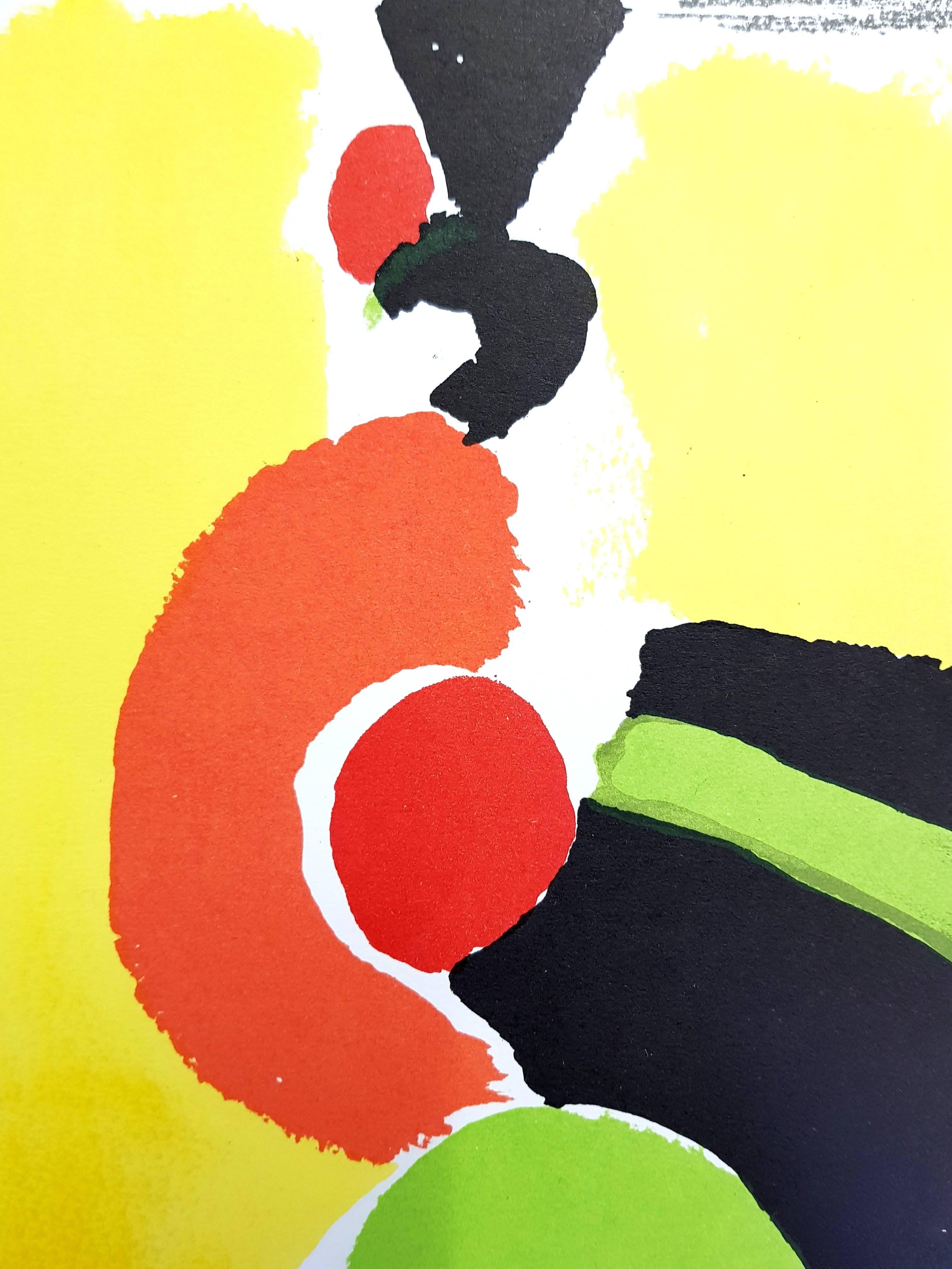 Sonia Delaunay - Composition - Lithographie originale en vente 2
