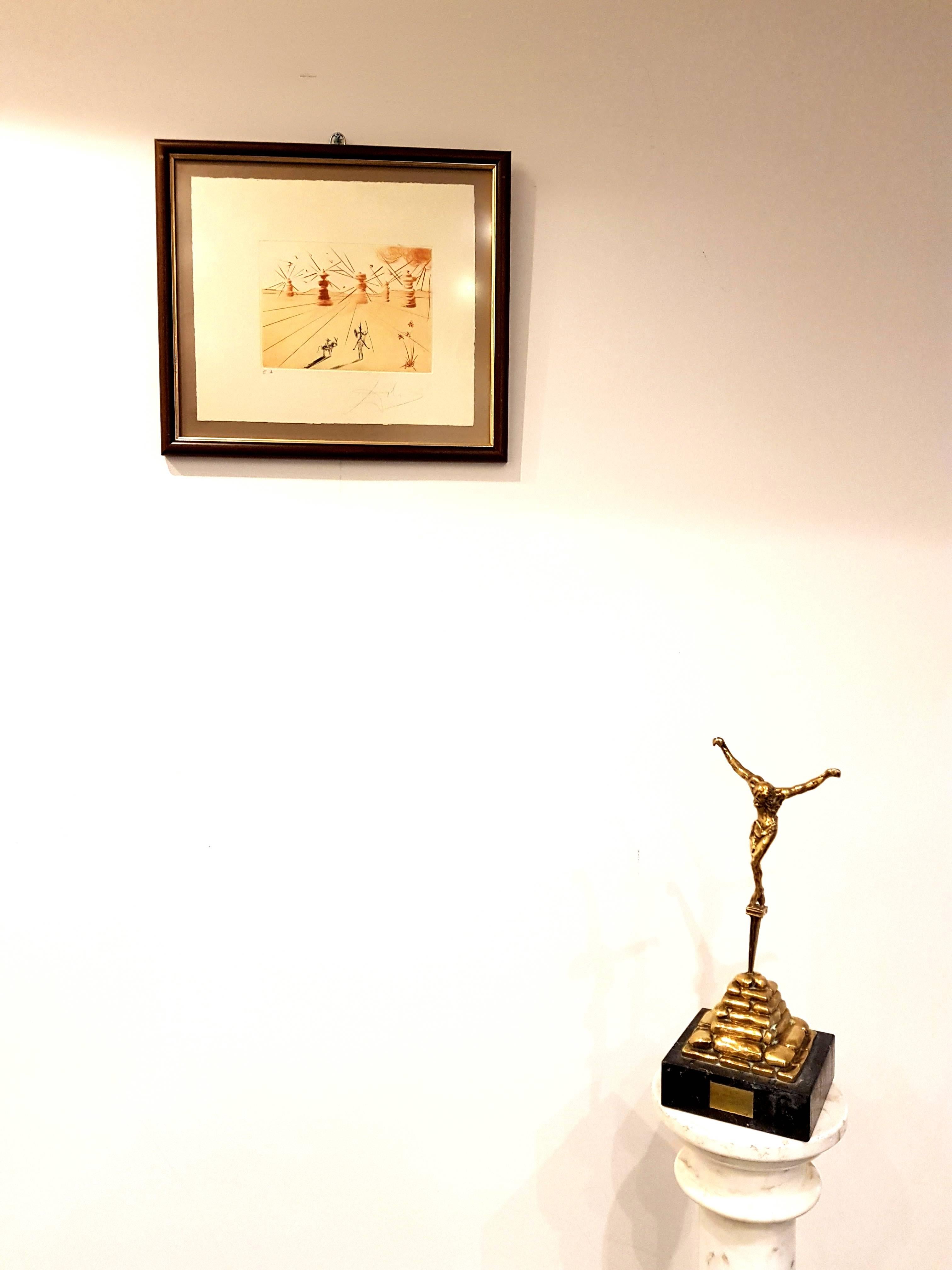 dali don quixote etching