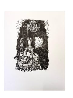 Antoni Clavé - Litografia originale - Per la Regina di Picche di Pushkin