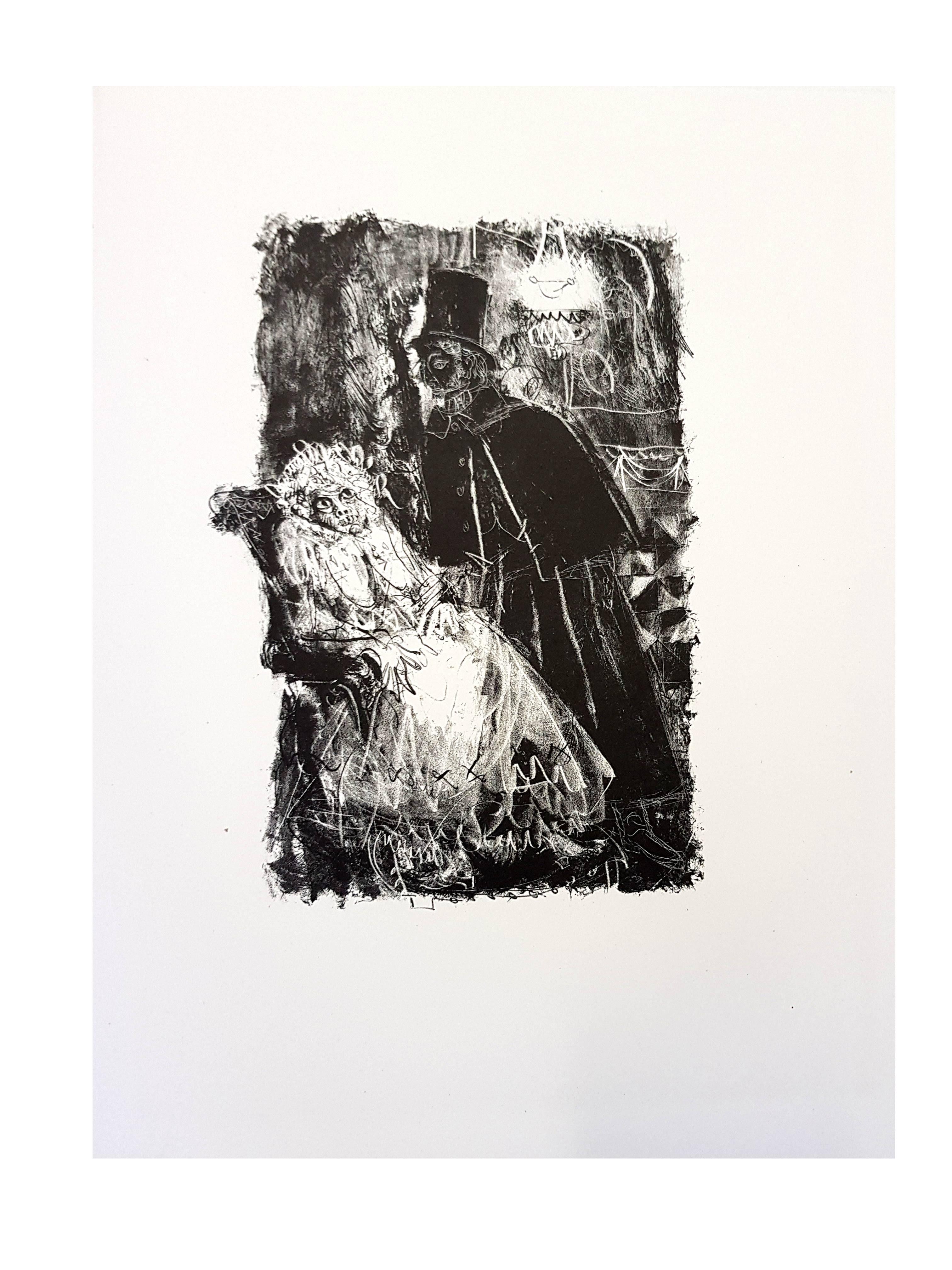 Antoni Clavé – Originallithographie – für Pushkin's Queen of Spades im Angebot 1