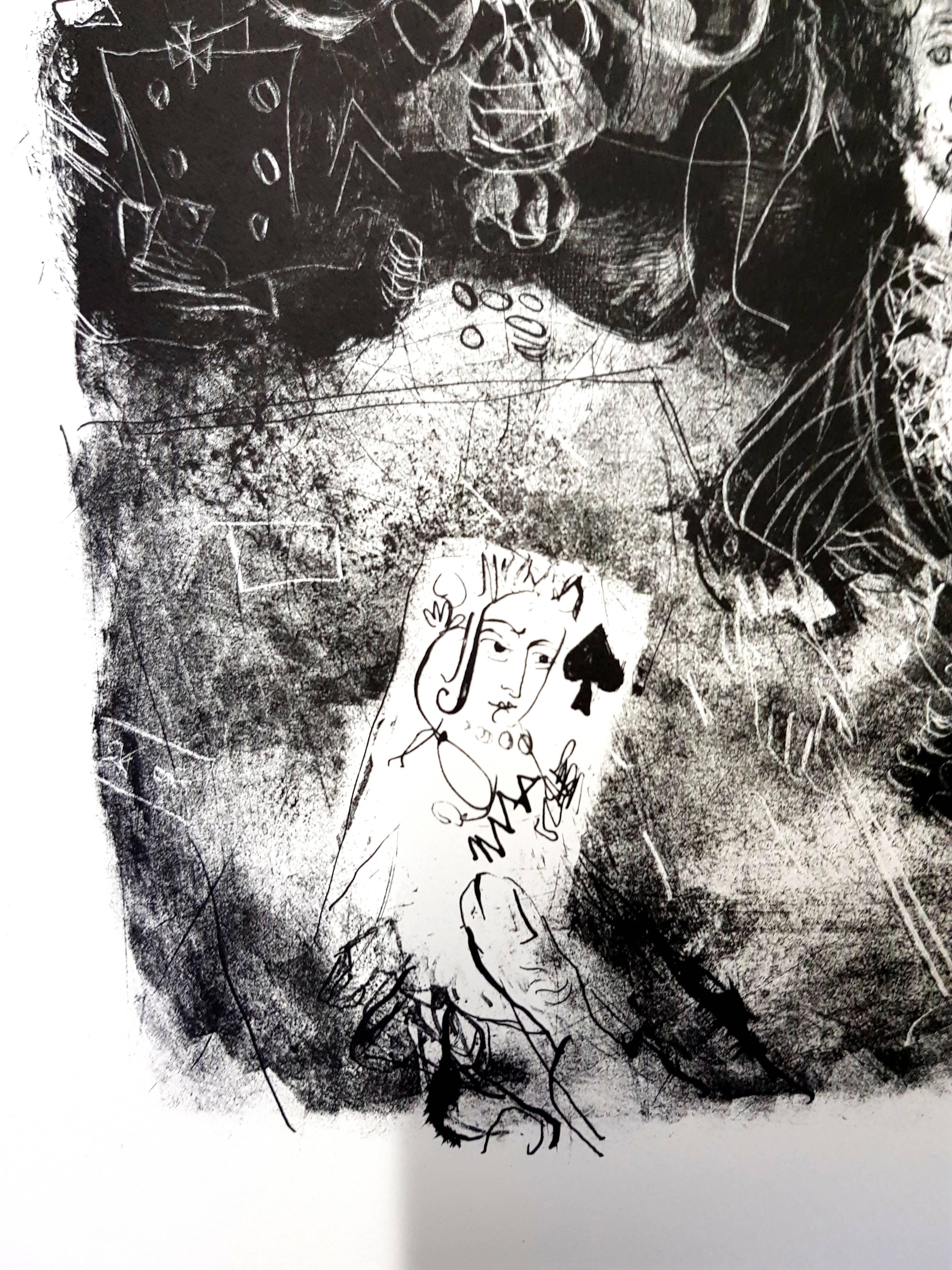 Antoni Clavé - Litografía original - Para la reina de picas de Pushkin en venta 3