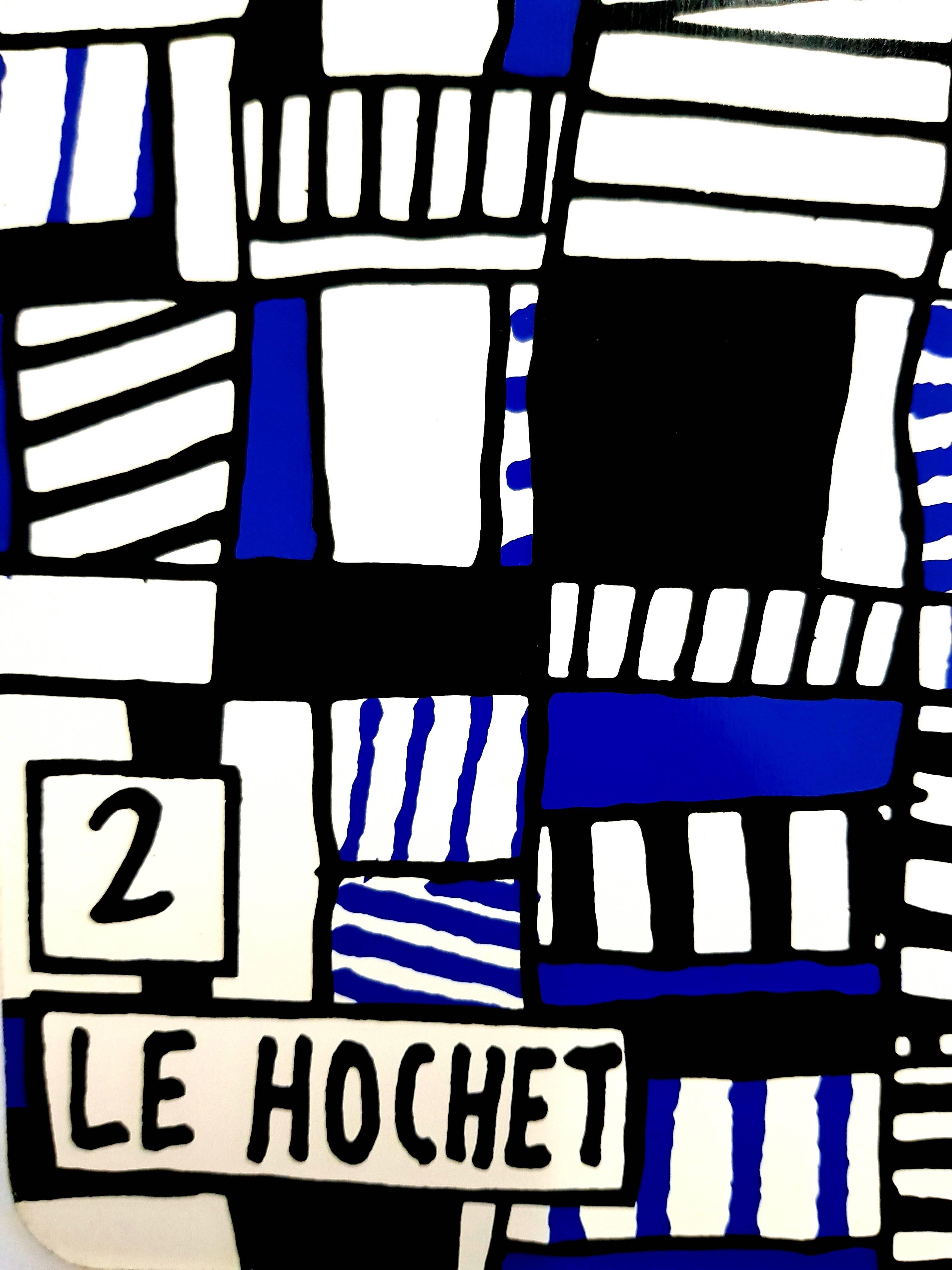 Jean Dubuffet - Le Hochet - Original Screenprint  For Sale 1