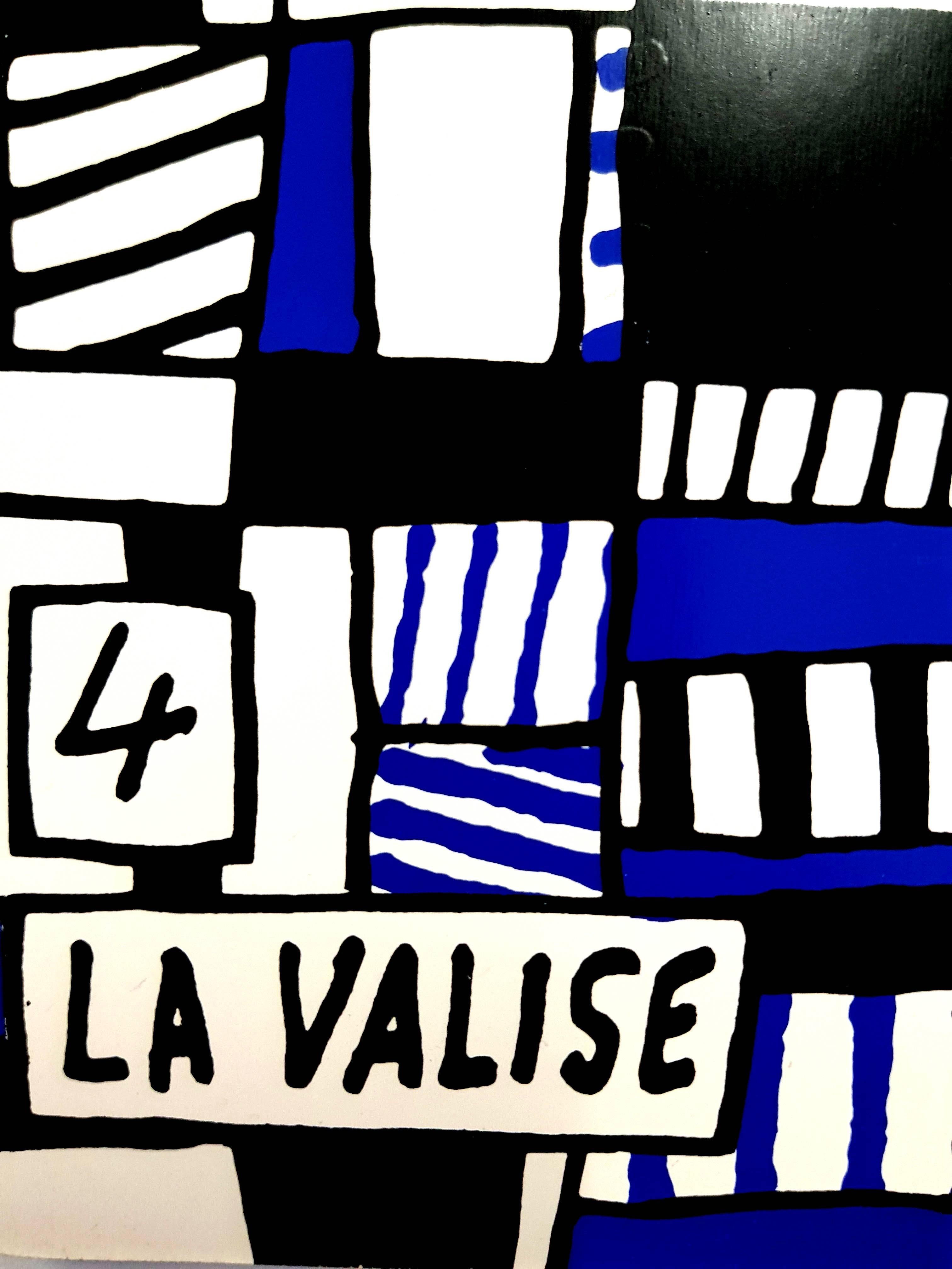 Jean Dubuffet - La Valise - Original Screenprint  1