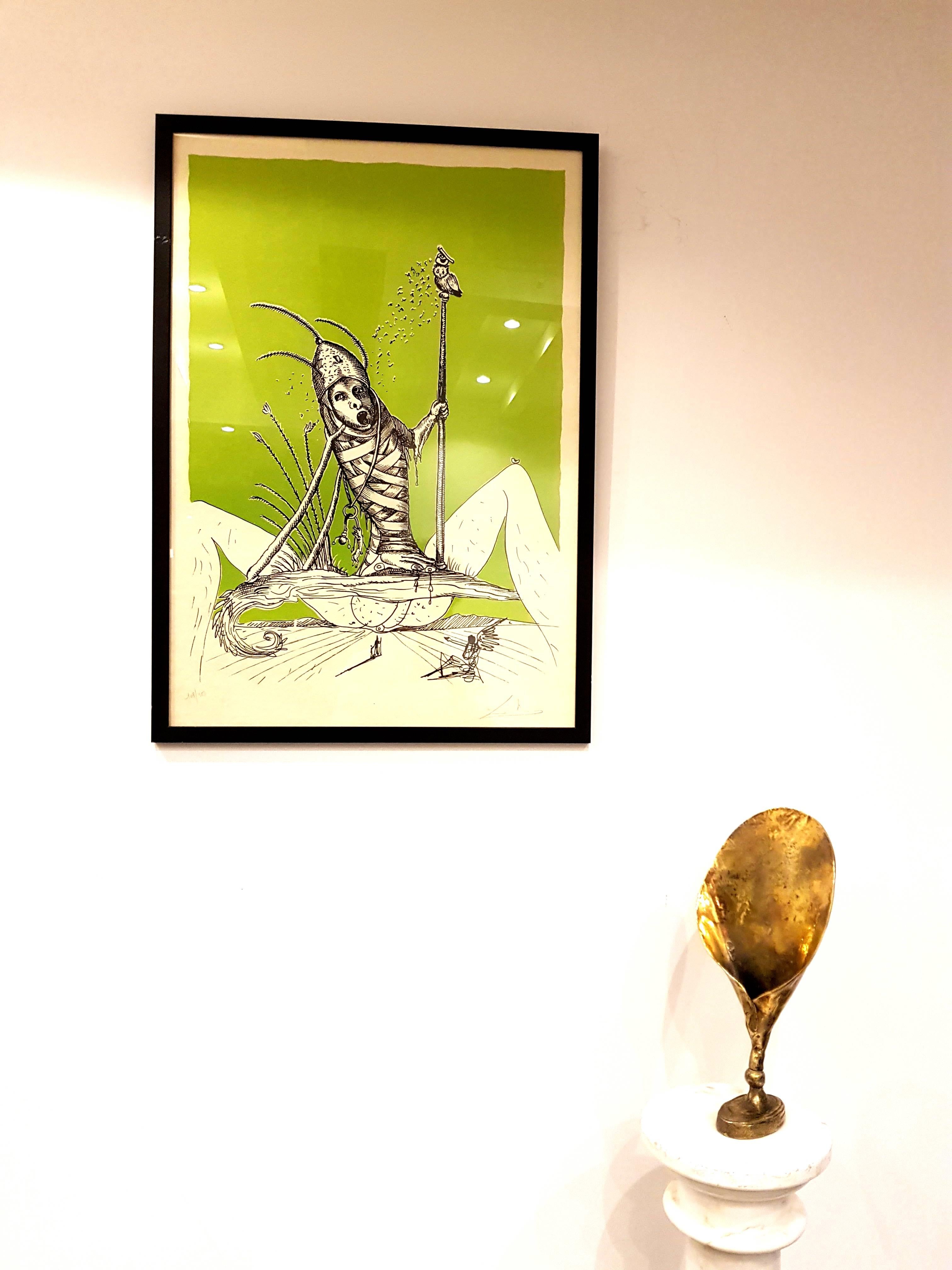 Salvador Dali - Les Songes Drolatiques - Handsigned Lithograph - Print by Salvador Dalí