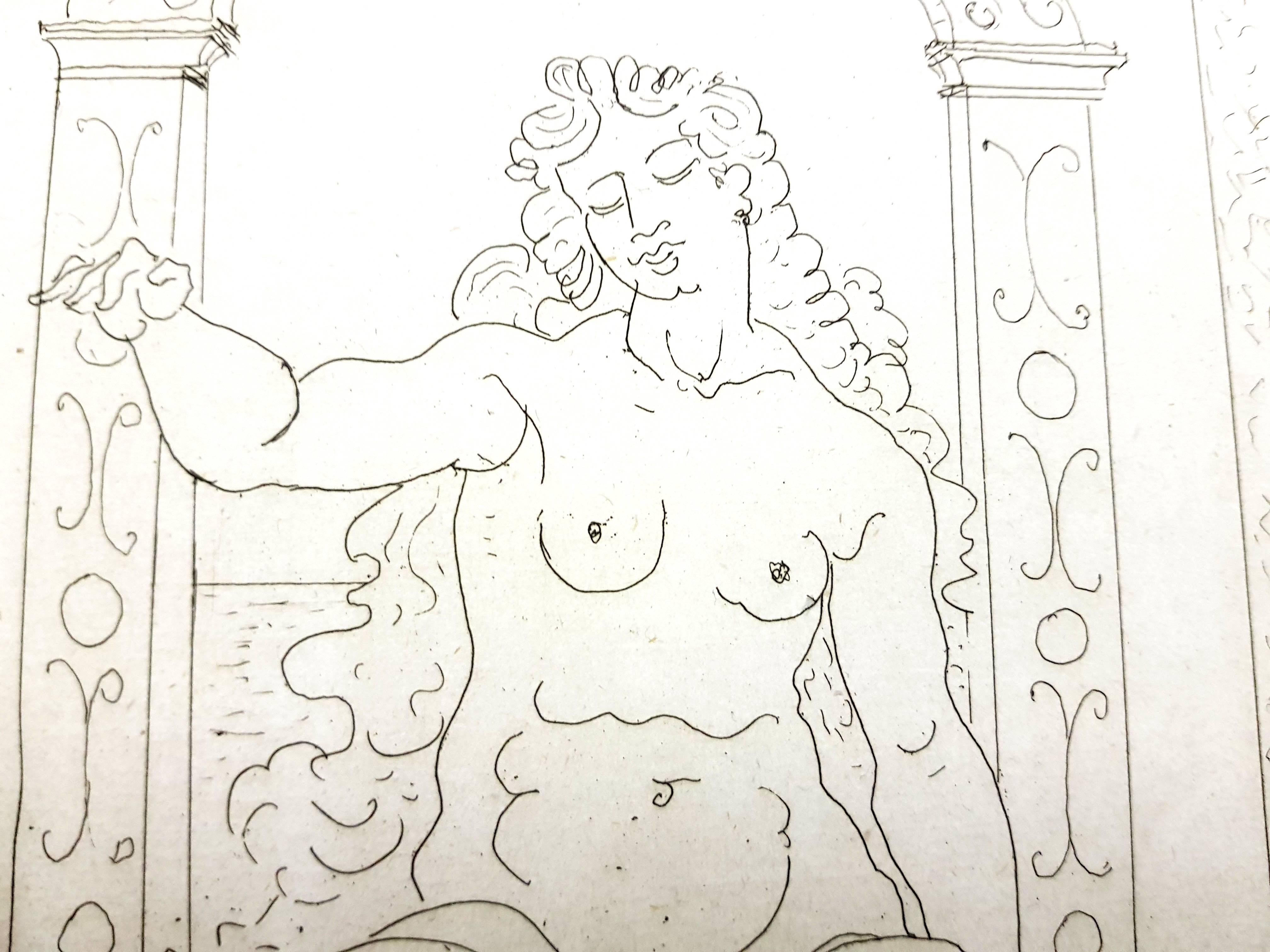 André Derain - Ovid's Heroides - Original Etching For Sale 2