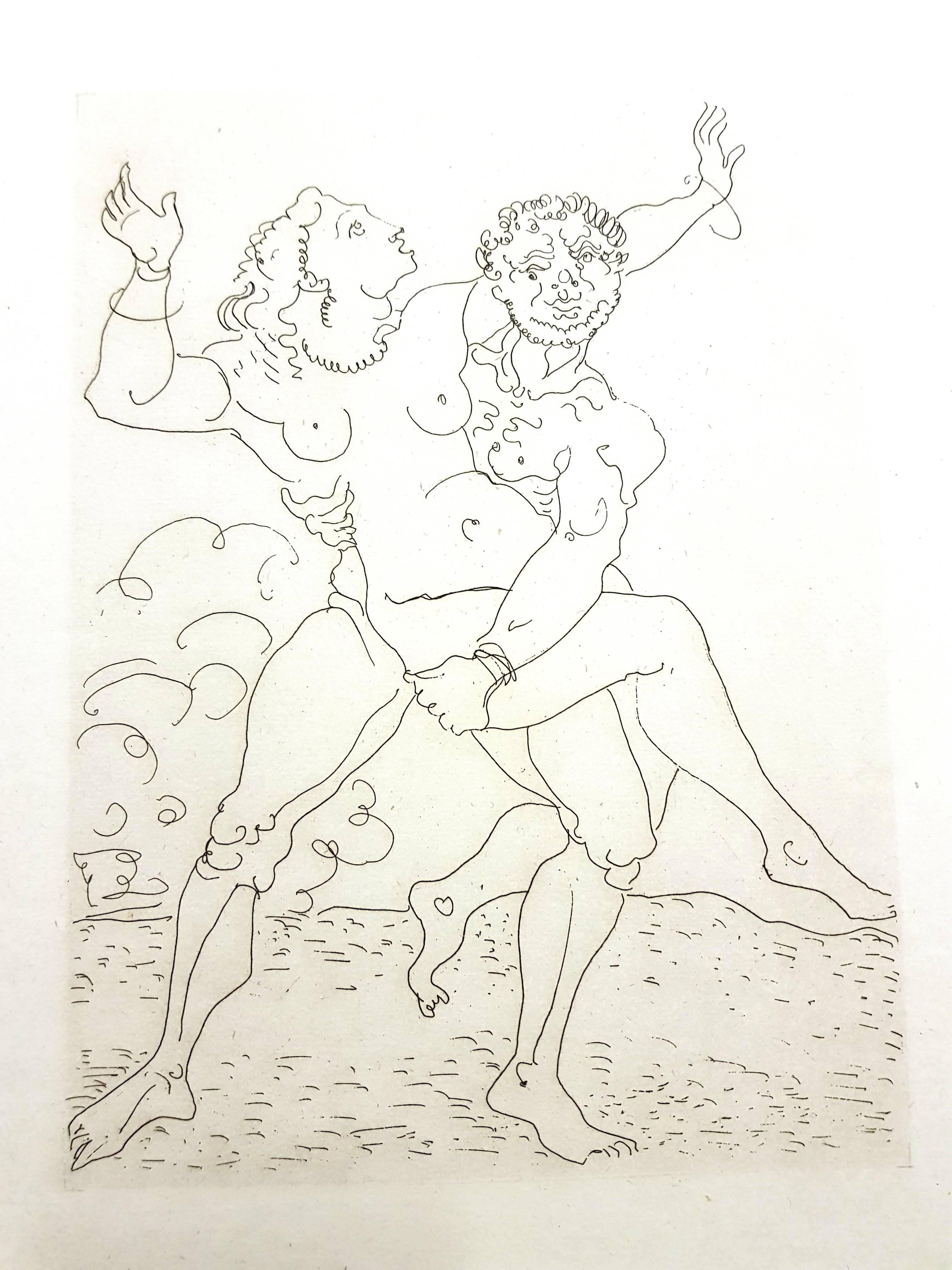 André Derain - Ovid's Heroides 
Original Etching
Edition of 134
Dimensions: 32 x 25 cm
Ovide [Marcel Prevost], Héroïdes, Paris, Société des Cent-une, 1938

Andre Derain was born in 1880 in Chatou, an artist colony outside Paris. In 1898, he enrolled