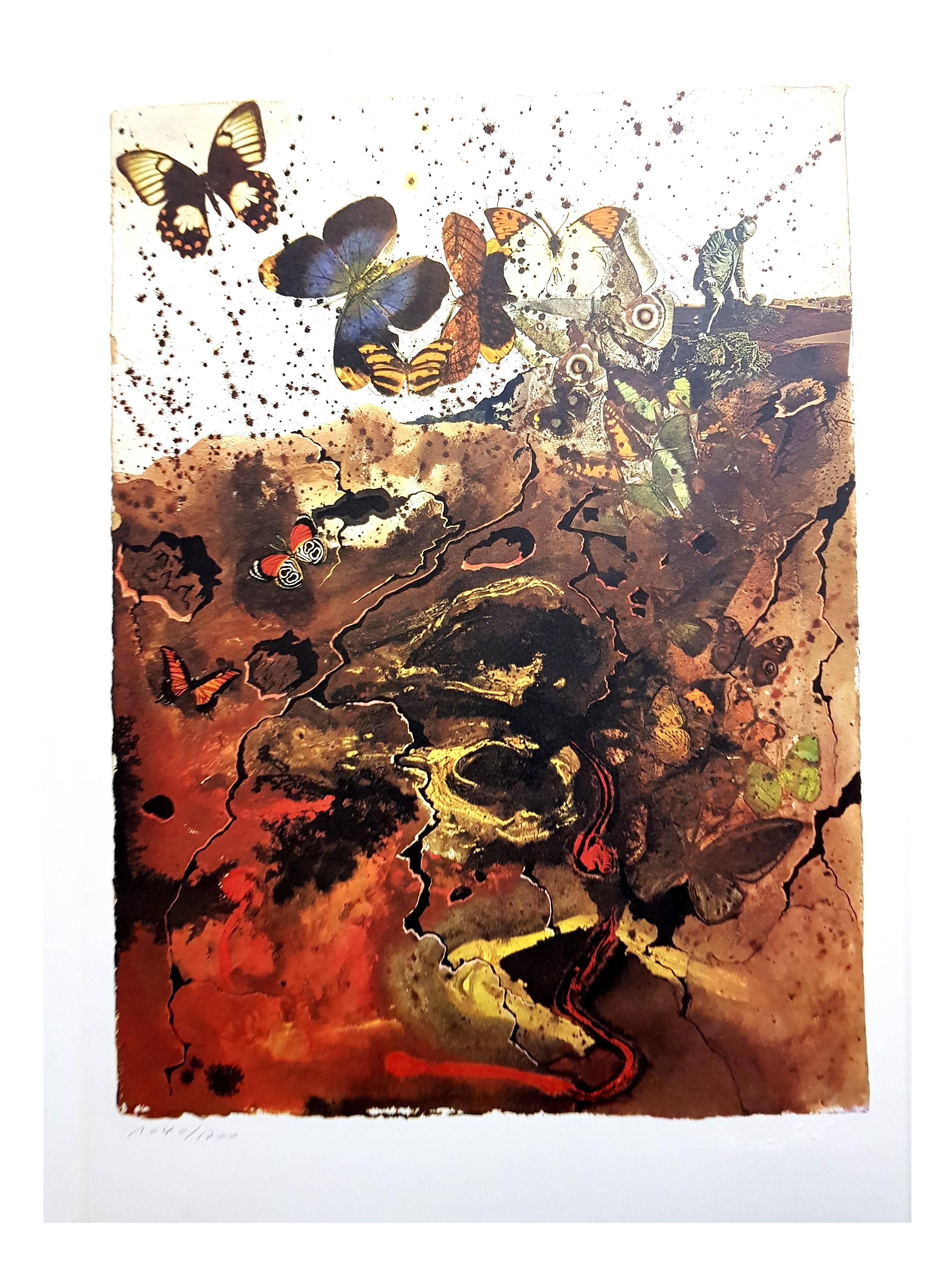 Salvador Dali (after) - Auvergne - Lithograph - Print by (after) Salvador Dali