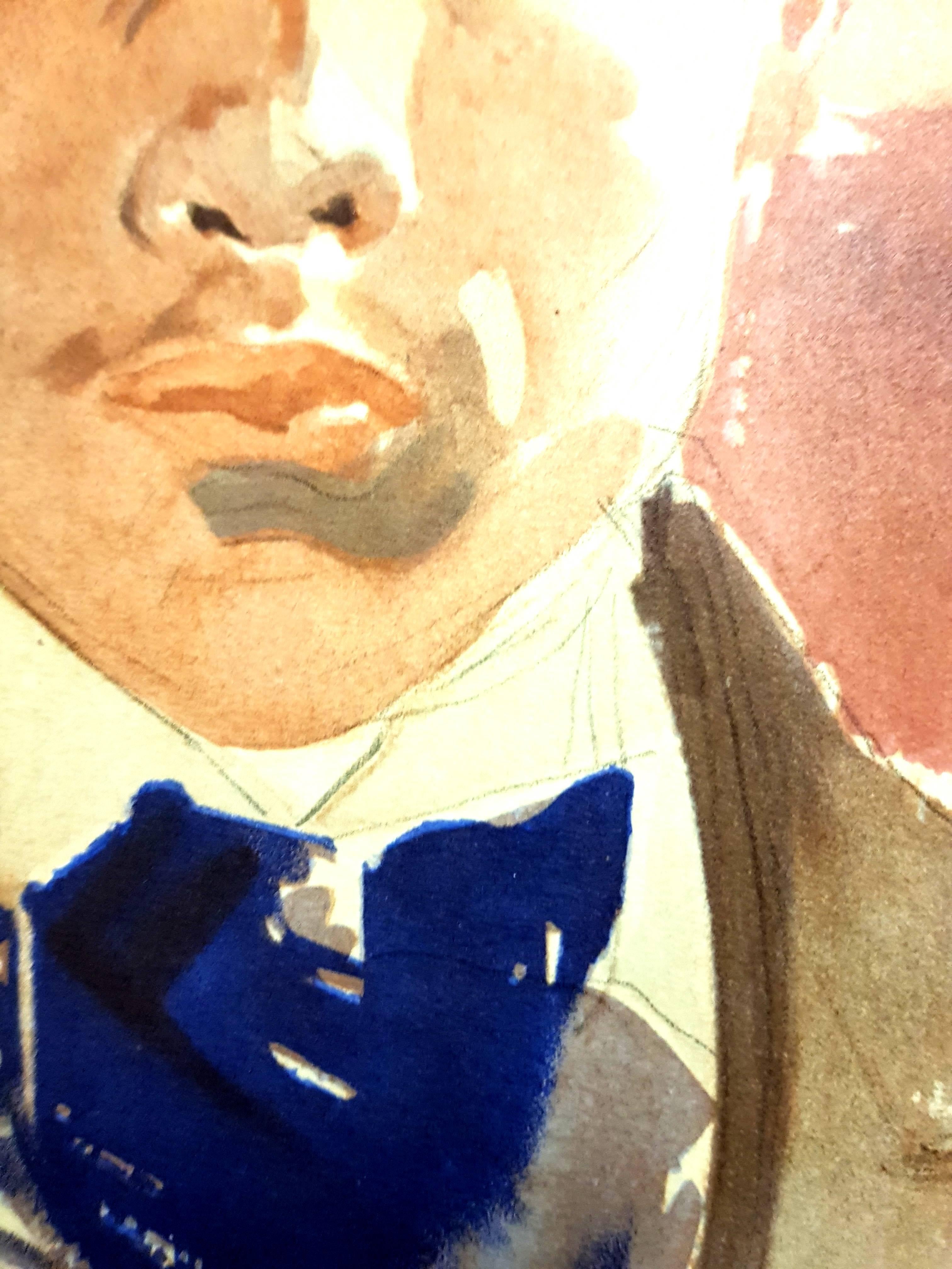 Raoul Dufy (after) - Autoportrait - Lithograph For Sale 1
