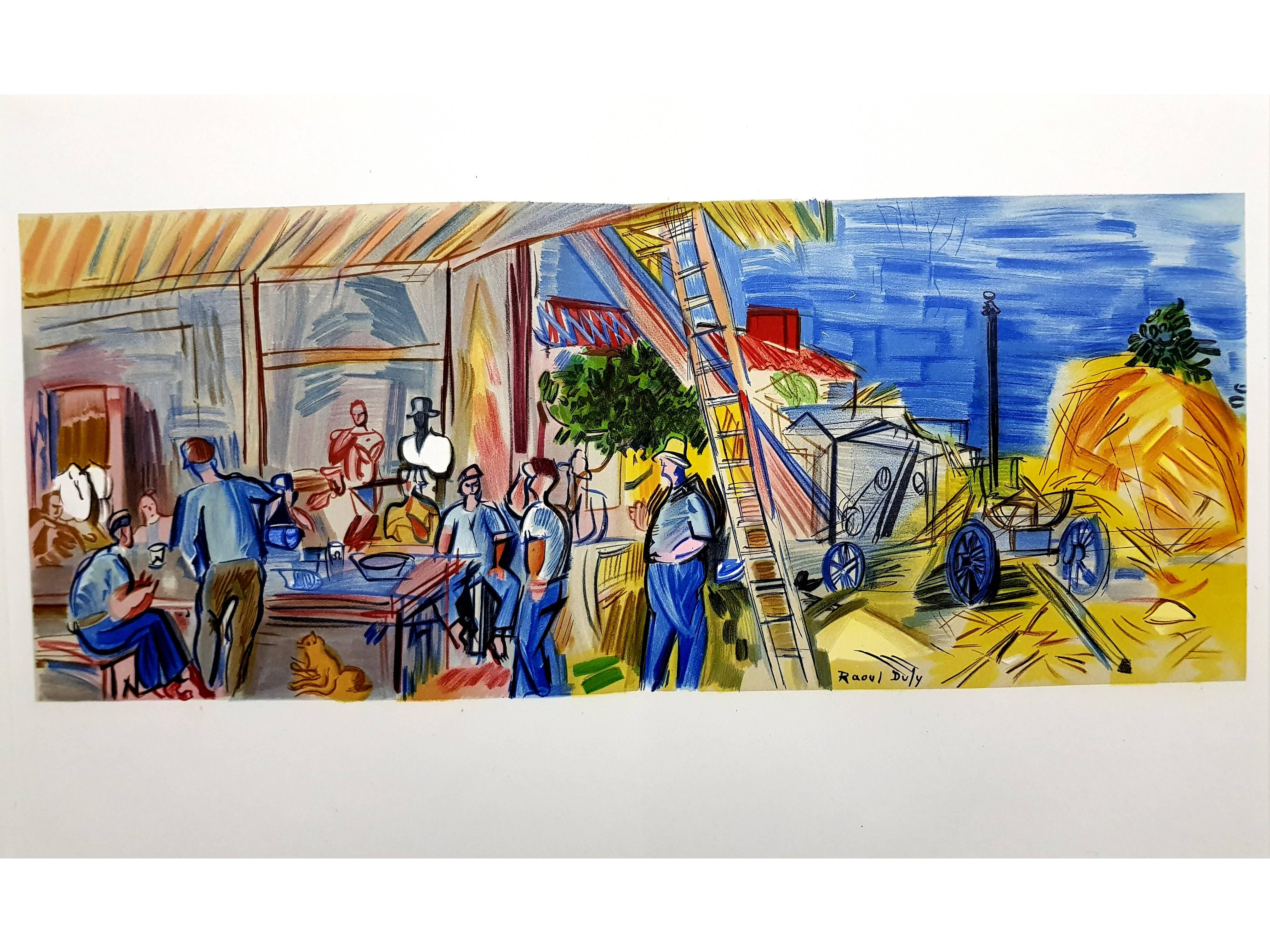 Raoul Dufy (après) - Autoportrait - Lithographie