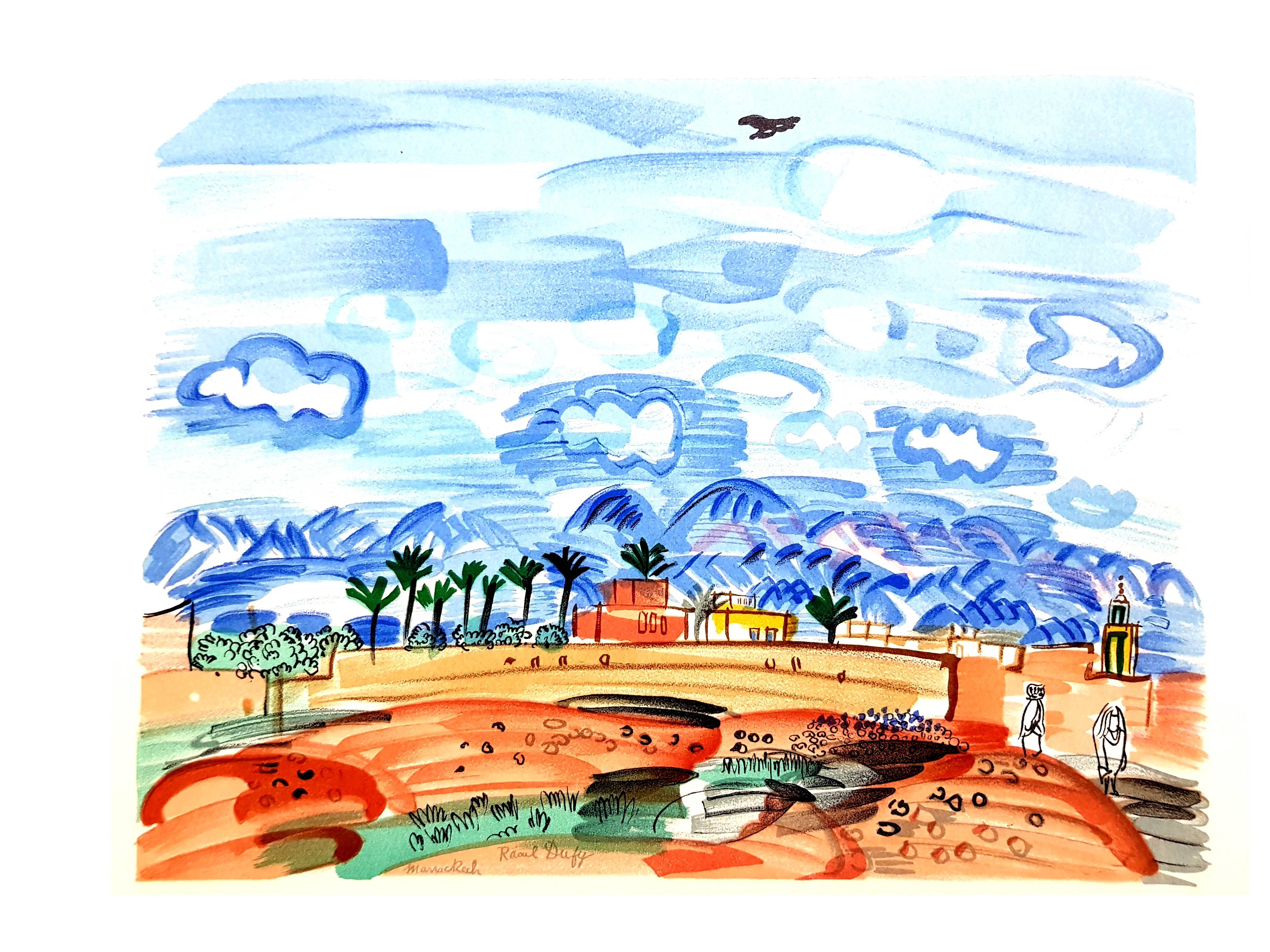 Raoul Dufy (after) - Landscape - Lithograph