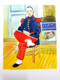 Autoporträt – Lithographie