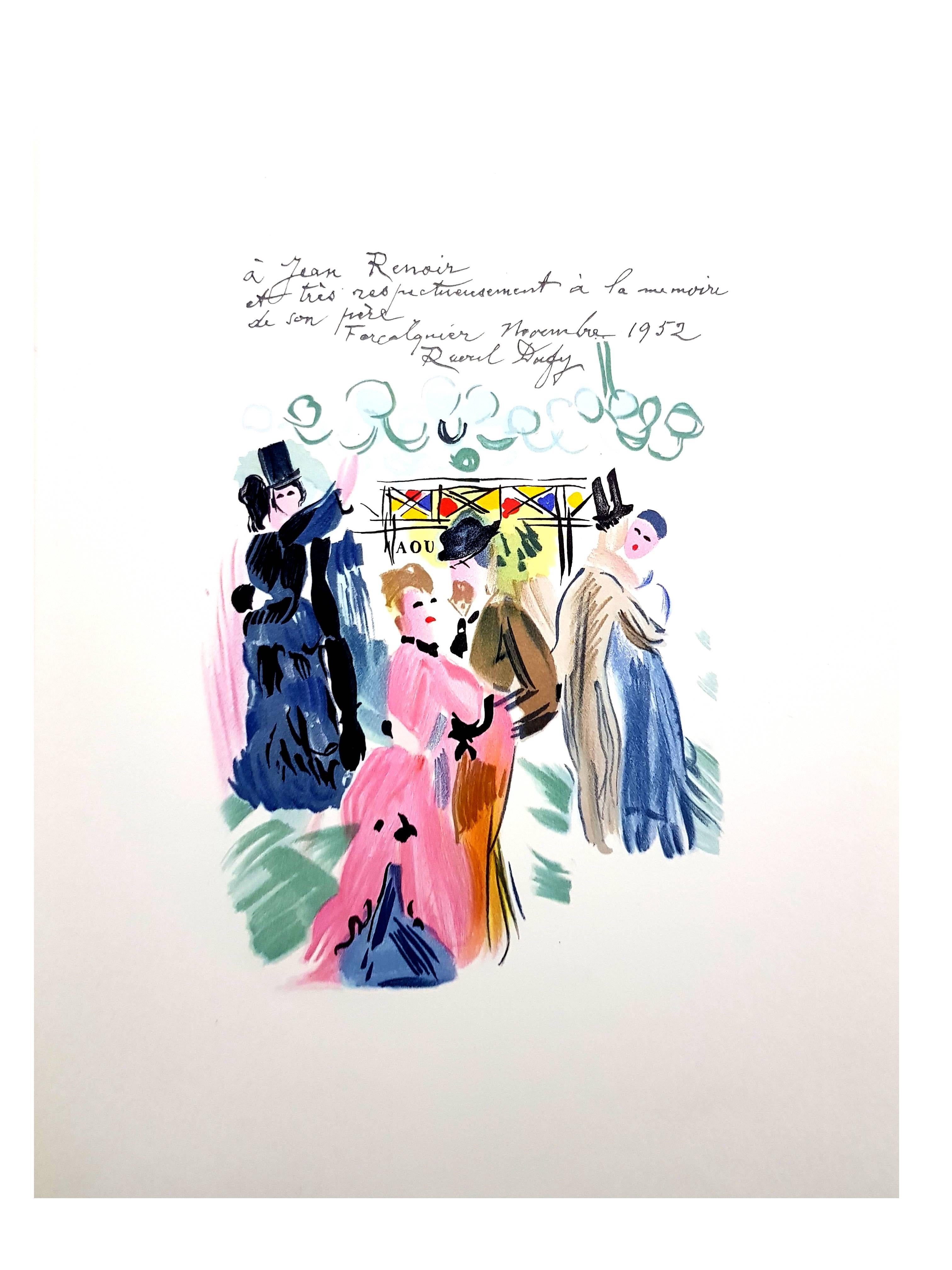 Homage to Renoir - Lithograph - Print by (after) Raoul Dufy