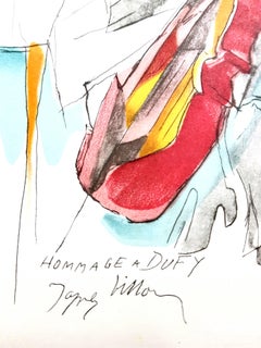 Jacques Villon (after) - Homage to Dufy - Lithograph