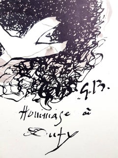 Georges Braque (d'après) - Hommage à Dufy - Lithographie