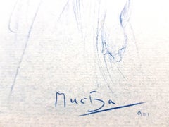 Alfons Mucha – Original Lithographie – Frauen