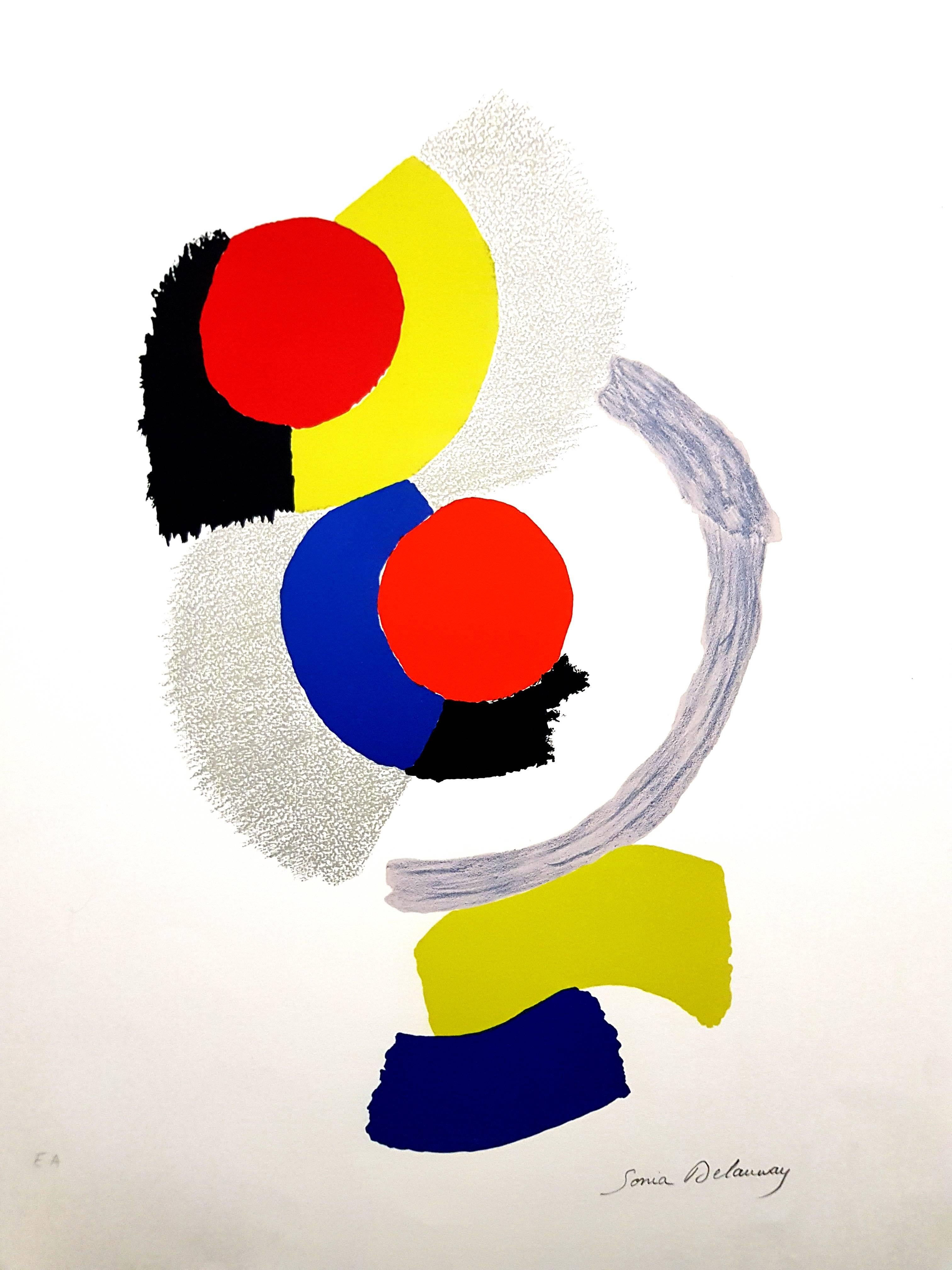 Sonia Delaunay - Composition - Original Lithograph