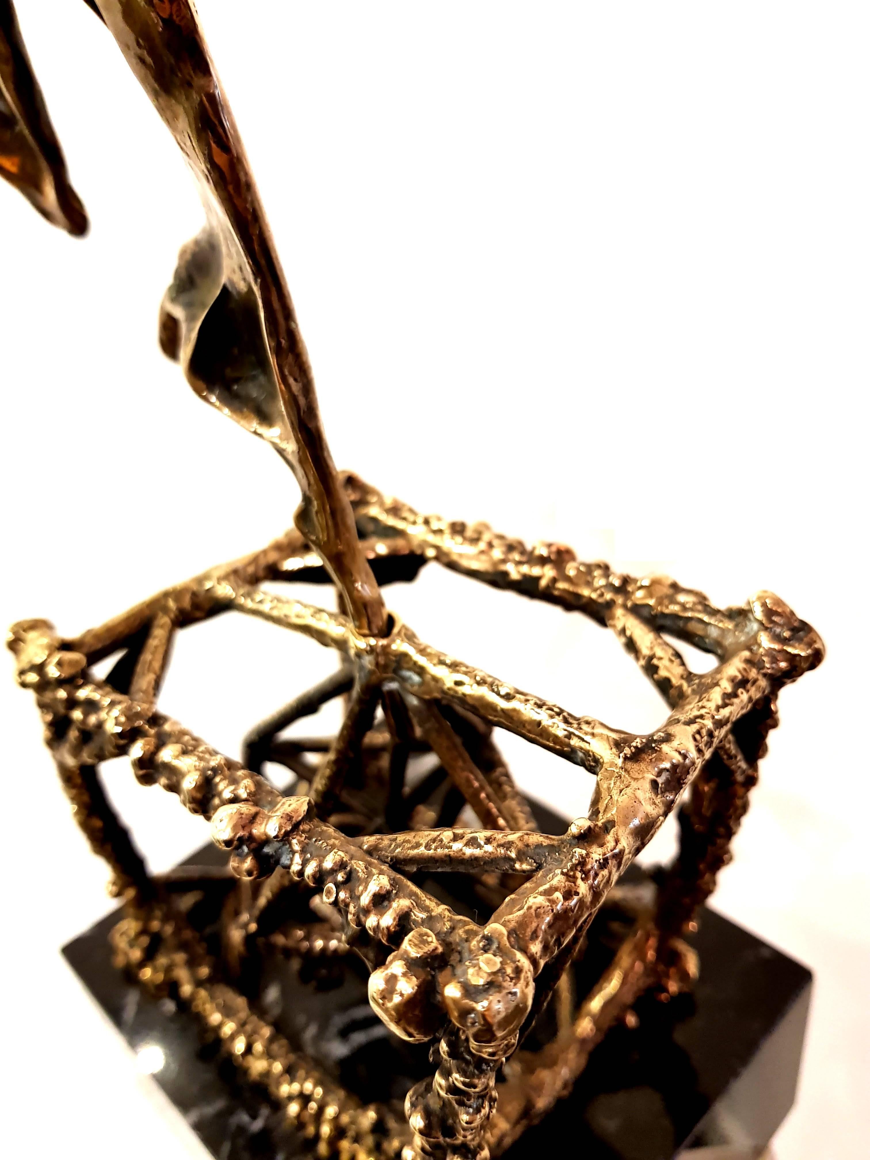 Salvador Dali - Flying - Original Bronze Sculpture 5