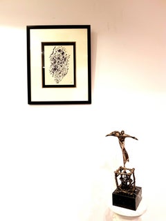 Salvador Dali - Flying - Original Bronze Sculpture