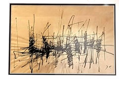Jacques Germain -Untitled - Original Signed Ink