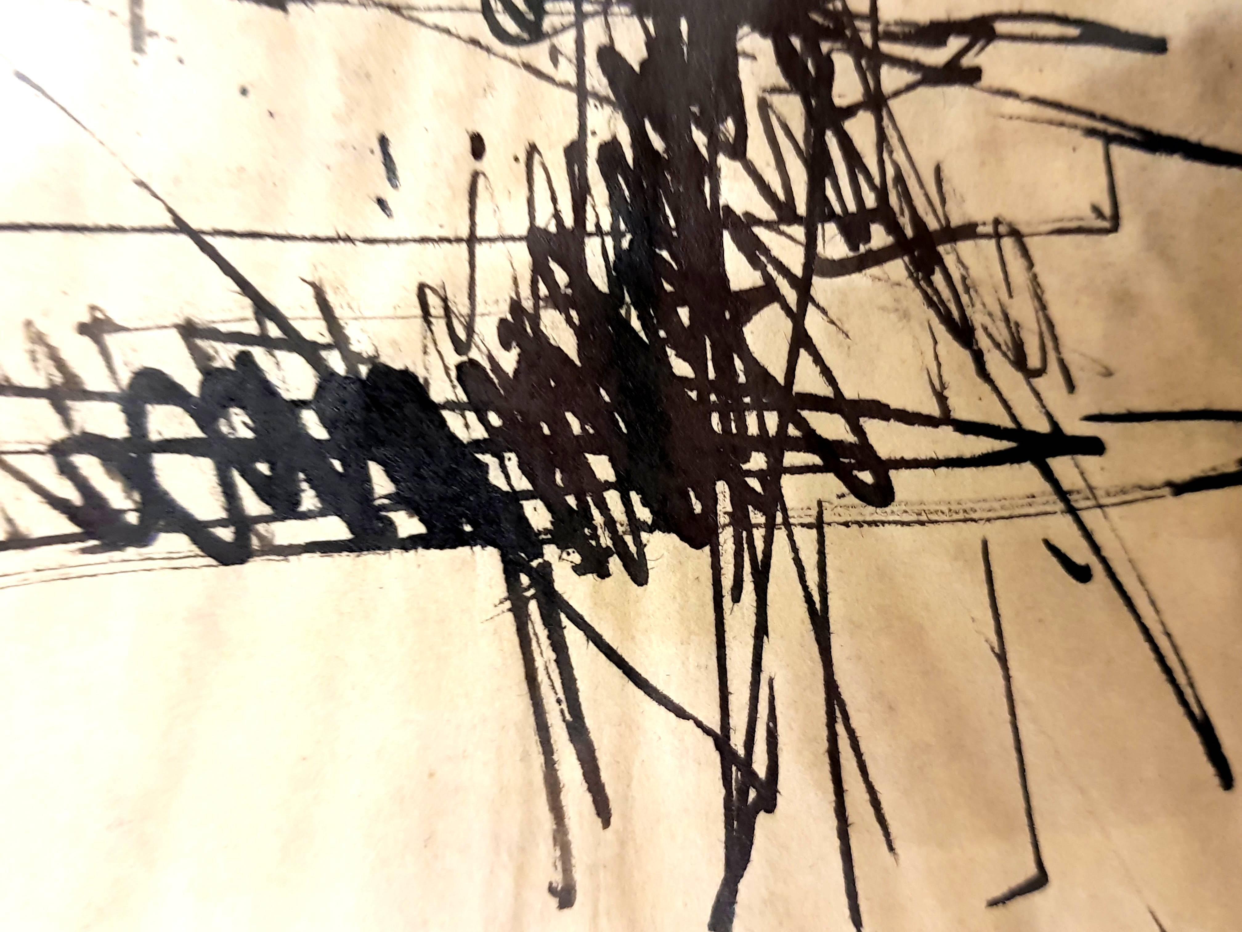 Jacques Germain -Untitled - Original Signed Ink For Sale 4